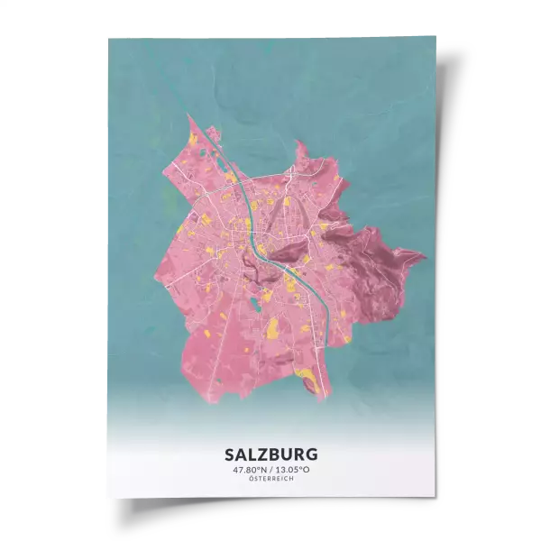 Das perfekte Poster für jeden Salzburg-Liebhaber.