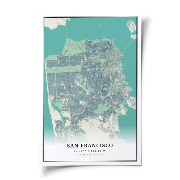 Das perfekte Poster für jeden San Francisco-Liebhaber.