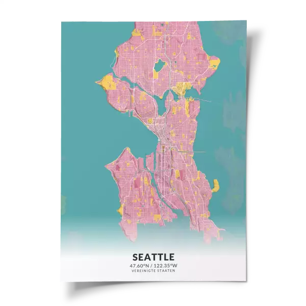 Das perfekte Poster für jeden Seattle-Liebhaber.
