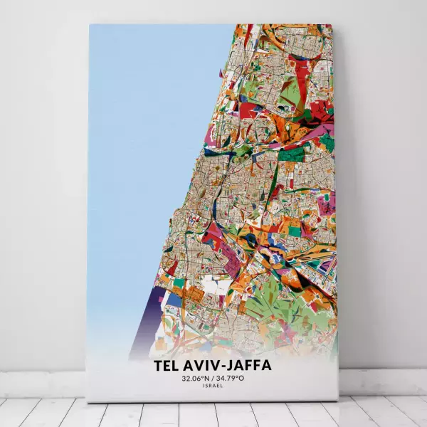Galerie-Leinwand für jeden Tel Aviv Jaffa-Liebhaber