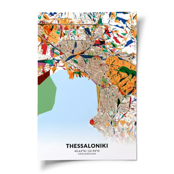 Das perfekte Poster für jeden Thessaloniki-Liebhaber.