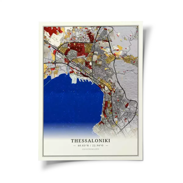 Das perfekte Poster für jeden Thessaloniki-Liebhaber.