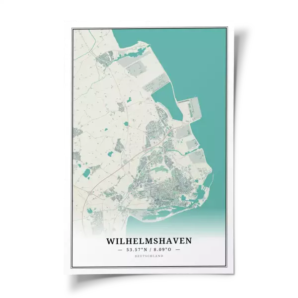 Das perfekte Poster für jeden Wilhelmshaven-Liebhaber.