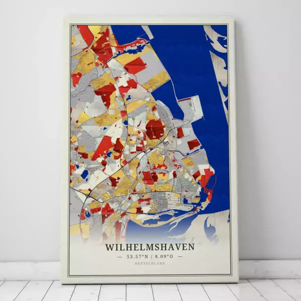 Galerie-Leinwand für jeden Wilhelmshaven-Liebhaber