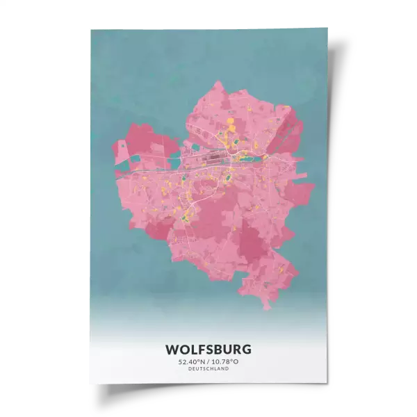 Das perfekte Poster für jeden Wolfsburg-Liebhaber.