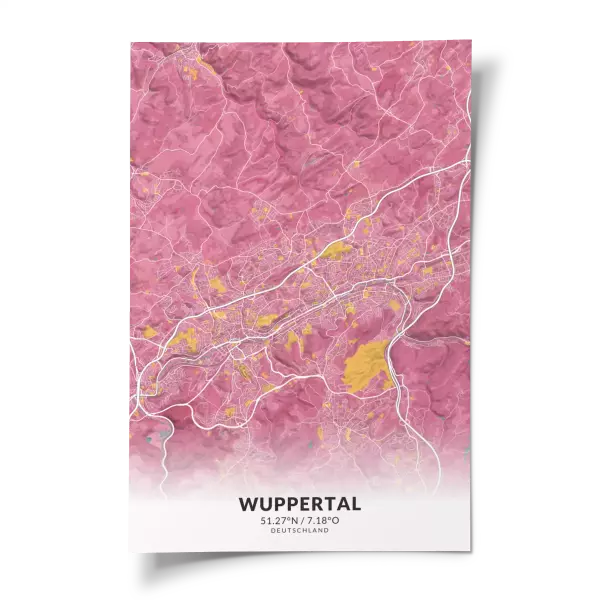 Das perfekte Poster für jeden Wuppertal-Liebhaber.