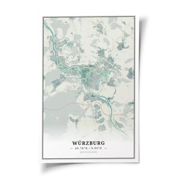 Das perfekte Poster für jeden Würzburg-Liebhaber.