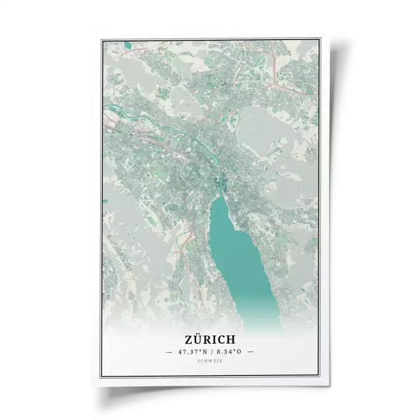 Das perfekte Poster für jeden Zürich-Liebhaber.